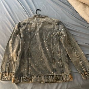 DNA Patch With Crystals Jean Jacket
